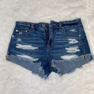 a&e jean shorts